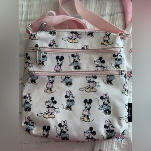Disney Loungefly Minnie Mouse Pink Crossbody Bag